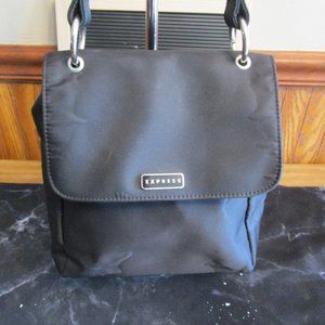 Express Black Flap Purse